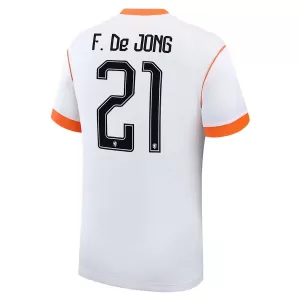 Camisolas Holanda Frenkie de Jong 21 Equipamento Alternativo Mundial 2026