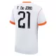 Camisolas Holanda Frenkie de Jong 21 Equipamento Alternativo Mundial 2026