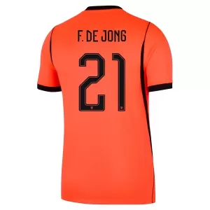 Camisolas Holanda Frenkie de Jong 21 Equipamento Principal Mundial 2026