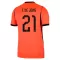 Camisolas Holanda Frenkie de Jong 21 Equipamento Principal Mundial 2026