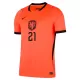 Camisolas Holanda Frenkie de Jong 21 Equipamento Principal Mundial 2026