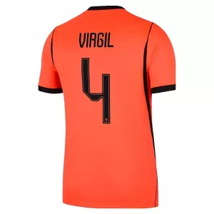 Camisolas Holanda Virgil van Dijk 4 Equipamento Principal Mundial 2026