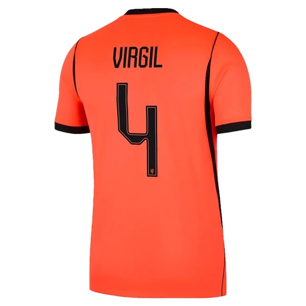 Camisolas Holanda Virgil van Dijk 4 Equipamento Principal Mundial 2026 Camisolas Holanda Virgil van Dijk 4 Equipamento Principal Mundial 2026