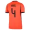 Camisolas Holanda Virgil van Dijk 4 Equipamento Principal Mundial 2026