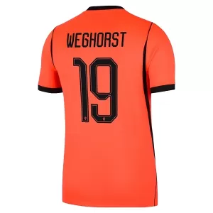 Camisolas Holanda Weghorst 19 Equipamento Principal Mundial 2026