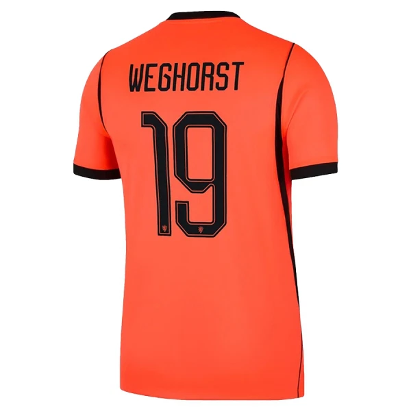 Camisolas Holanda Weghorst 19 Equipamento Principal Mundial 2026 Camisolas Holanda Weghorst 19 Equipamento Principal Mundial 2026