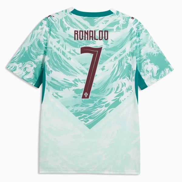 Camisolas Portugal Cristiano Ronaldo 7 Criança Equipamento Alternativo Mundial 2026