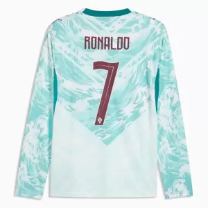 Camisolas Portugal Cristiano Ronaldo 7 Equipamento Alternativo Mundial 2026 Manga Comprida