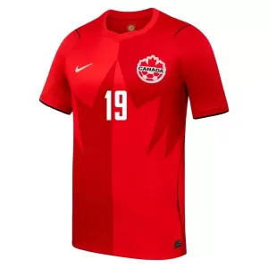 Camisolas Canadá Alphonso Davies 19 Equipamento Principal Mundial 2026