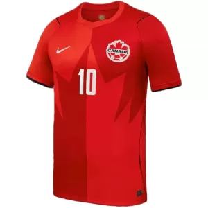 Camisolas Canadá J. David 10 Equipamento Principal Mundial 2026