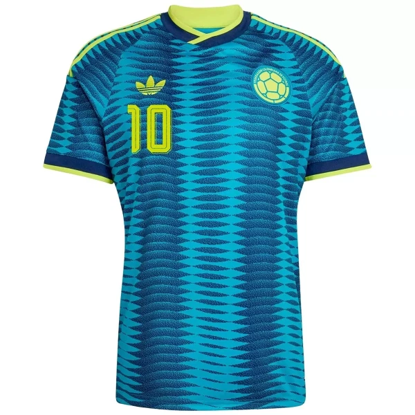 Camisolas Colômbia James 10 Equipamento Alternativo Mundial 2026