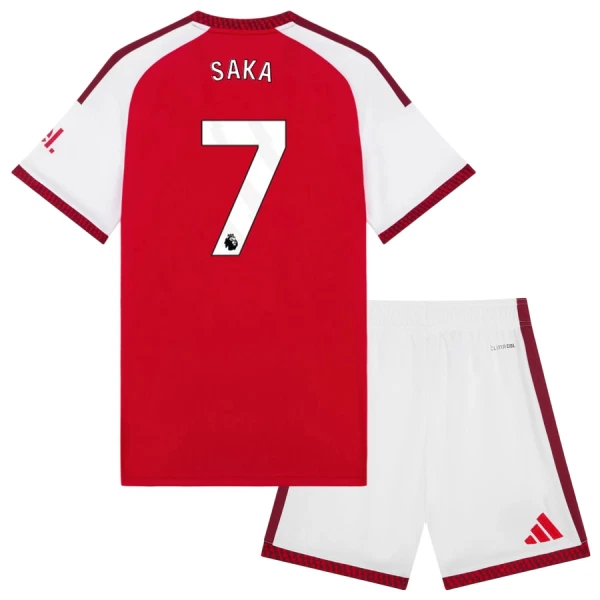 Camisolas Arsenal Bukayo Saka 7 Criança Equipamento Principal 26/27 Camisolas Arsenal Bukayo Saka 7 Criança Equipamento Principal 26/27