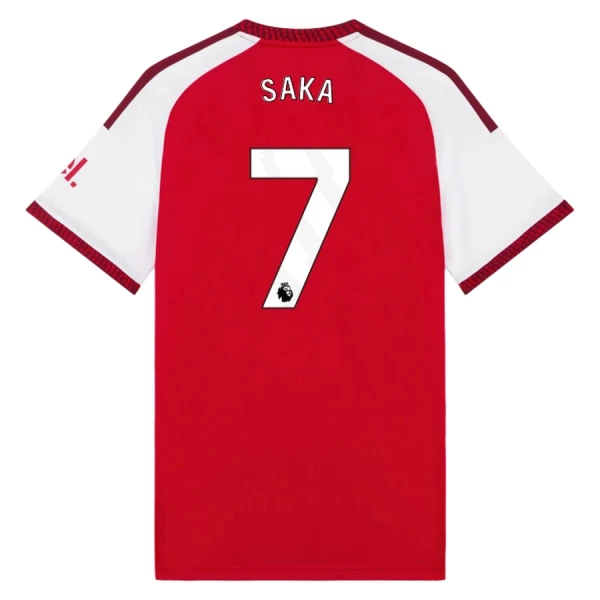 Camisolas Arsenal Bukayo Saka 7 Equipamento Principal 26/27 Camisolas Arsenal Bukayo Saka 7 Equipamento Principal 26/27