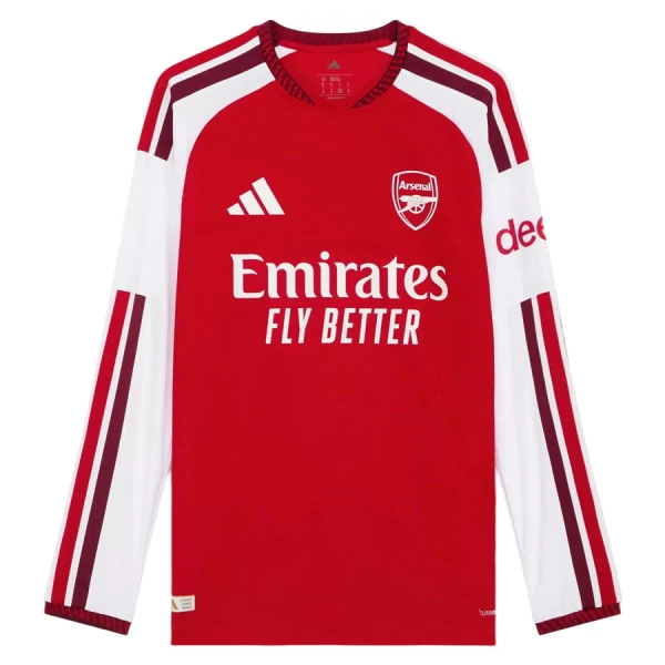 Camisolas Arsenal Equipamento Principal 26/27 Manga Comprida Camisolas Arsenal Equipamento Principal 26/27 Manga Comprida