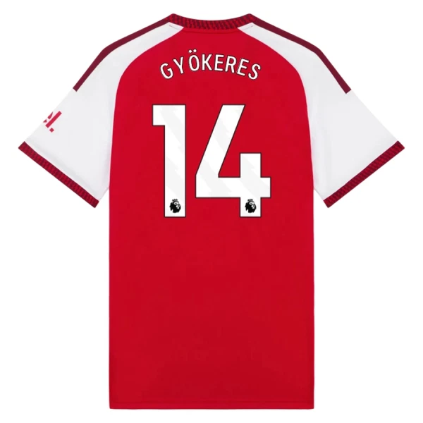 Camisolas Arsenal Gyokeres 14 Equipamento Principal 26/27 Camisolas Arsenal Gyokeres 14 Equipamento Principal 26/27