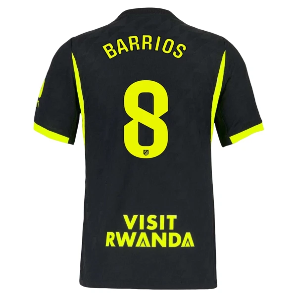 Camisolas Atlético Madrid Barrios 8 Criança Equipamento Alternativo 26/27