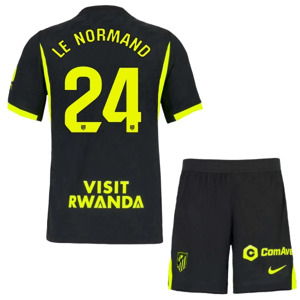 Camisolas Atlético Madrid Le Normand 24 Criança Equipamento Alternativo 26/27 Camisolas Atlético Madrid Le Normand 24 Criança Equipamento Alternativo 26/27