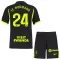 Camisolas Atlético Madrid Le Normand 24 Criança Equipamento Alternativo 26/27