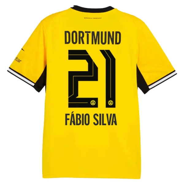 Camisolas Borussia Dortmund Fabio Silva 21 Equipamento Principal 26/27 Camisolas Borussia Dortmund Fabio Silva 21 Equipamento Principal 26/27