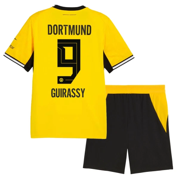 Camisolas Borussia Dortmund Guirassy 9 Criança Equipamento Principal 26/27 Camisolas Borussia Dortmund Guirassy 9 Criança Equipamento Principal 26/27