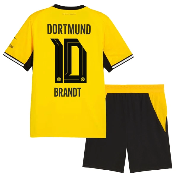 Camisolas Borussia Dortmund Julian Brandt 10 Criança Equipamento Principal 26/27 Camisolas Borussia Dortmund Julian Brandt 10 Criança Equipamento Principal 26/27