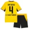 Camisolas Borussia Dortmund Nico Schlotterbeck 4 Criança Equipamento Principal 26/27