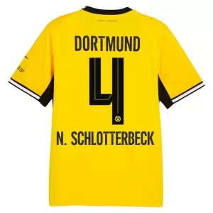 Camisolas Borussia Dortmund Nico Schlotterbeck 4 Equipamento Principal 26/27 Camisolas Borussia Dortmund Nico Schlotterbeck 4 Equipamento Principal 26/27