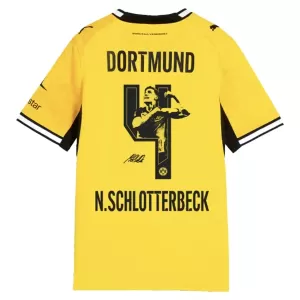 Camisolas Borussia Dortmund Nico Schlotterbeck 4 Equipamento Principal 26/27 Especial Camisolas Borussia Dortmund Nico Schlotterbeck 4 Equipamento Principal 26/27 Especial