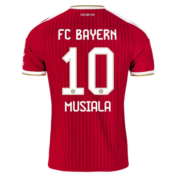 Camisolas FC Bayern de Munique Jamal Musiala 10 Equipamento Principal 26/27 Camisolas FC Bayern de Munique Jamal Musiala 10 Equipamento Principal 26/27