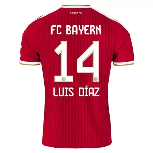 Camisolas FC Bayern de Munique Luis Díaz 14 Equipamento Principal 26/27 Camisolas FC Bayern de Munique Luis Díaz 14 Equipamento Principal 26/27