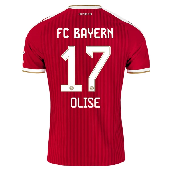 Camisolas FC Bayern de Munique Olise 17 Criança Equipamento Principal 26/27