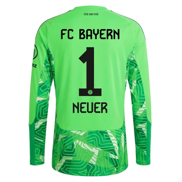 Camisolas Guarda Redes FC Bayern de Munique Manuel Neuer 1 Equipamento Principal 26/27 Manga Comprida Camisolas Guarda Redes FC Bayern de Munique Manuel Neuer 1 Equipamento Principal 26/27 Manga Comprida