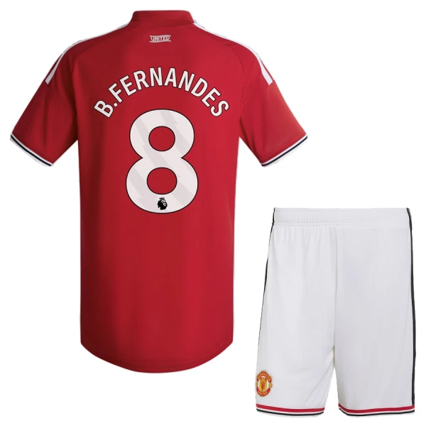 Camisolas Manchester United Bruno Fernandes 8 Criança Equipamento Principal 26/27 Camisolas Manchester United Bruno Fernandes 8 Criança Equipamento Principal 26/27