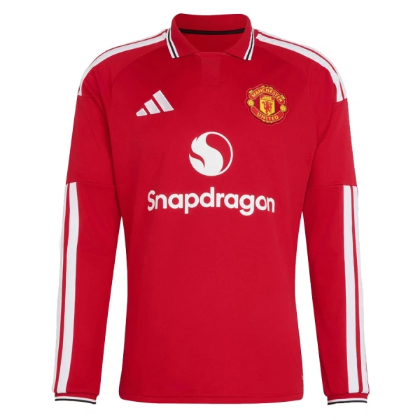 Camisolas Manchester United Criança Equipamento Principal 26/27 Manga Comprida