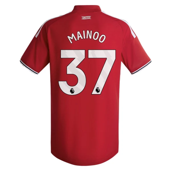Camisolas Manchester United Mainoo 37 Equipamento Principal 26/27 Camisolas Manchester United Mainoo 37 Equipamento Principal 26/27