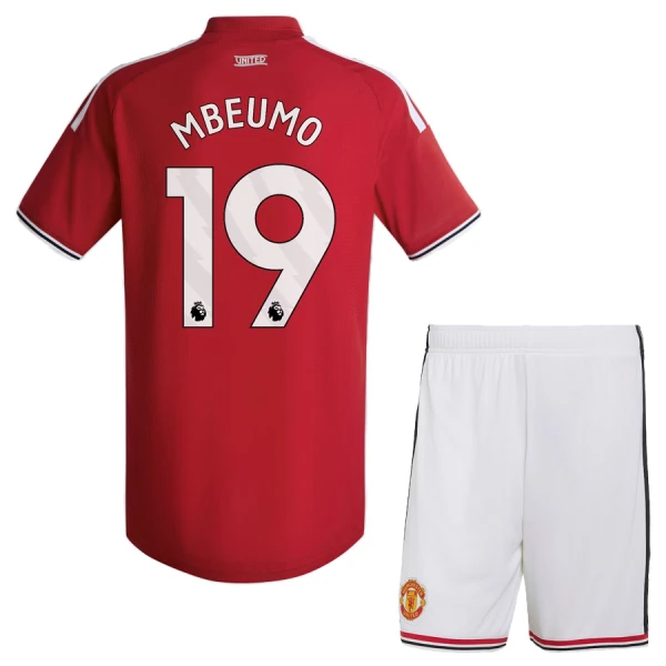 Camisolas Manchester United Mbeumo 19 Criança Equipamento Principal 26/27 Camisolas Manchester United Mbeumo 19 Criança Equipamento Principal 26/27