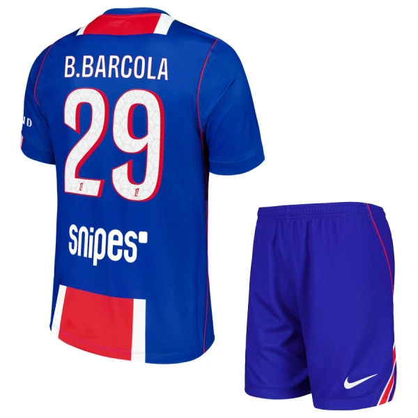 Camisolas Paris Saint-Germain Bradley Barcola 29 Criança Equipamento Principal 26/27