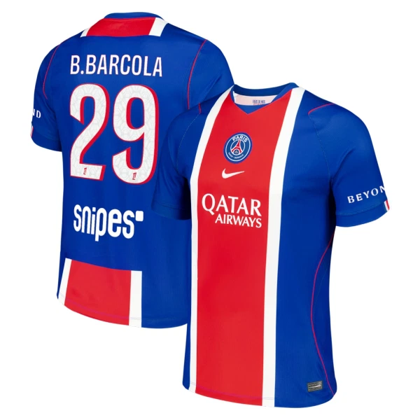 Camisolas Paris Saint-Germain Bradley Barcola 29 Equipamento Principal 26/27