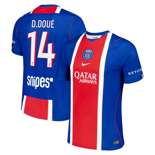 Camisolas Paris Saint-Germain Desire Doue 14 Equipamento Principal 26/27 Camisolas Paris Saint-Germain Desire Doue 14 Equipamento Principal 26/27
