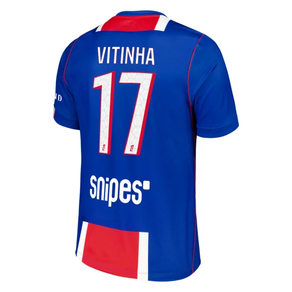 Camisolas Paris Saint-Germain Vitinha 17 Equipamento Principal 26/27