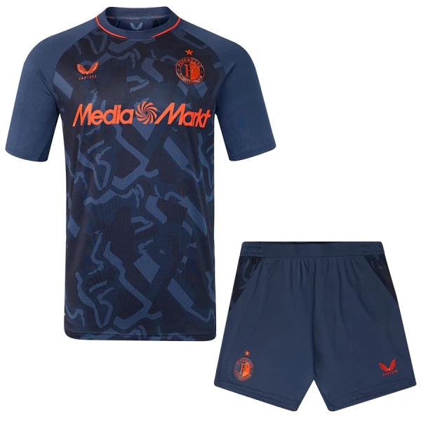 Camisolas Feyenoord Rotterdam Criança Equipamento Terceiro 26/27 Camisolas Feyenoord Rotterdam Criança Equipamento Terceiro 26/27
