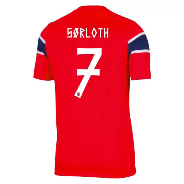 Camisolas Noruega Sorloth 7 Equipamento Principal Mundial 2026 Camisolas Noruega Sorloth 7 Equipamento Principal Mundial 2026