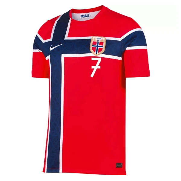 Camisolas Noruega Sorloth 7 Equipamento Principal Mundial 2026