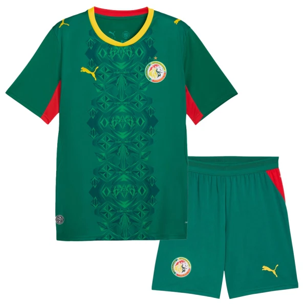 Camisolas Senegal Criança Equipamento Alternativo Mundial 2026 Camisolas Senegal Criança Equipamento Alternativo Mundial 2026