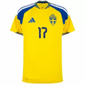 Camisolas Suécia Gyokeres 17 Equipamento Principal Mundial 2026