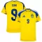 Camisolas Suécia Isak 9 Equipamento Principal Mundial 2026