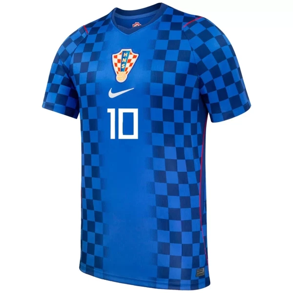 Camisolas Croácia Luka Modric 10 Criança Equipamento Alternativo Mundial 2026
