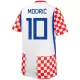 Camisolas Croácia Luka Modric 10 Criança Equipamento Principal Mundial 2026