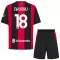 Camisolas AC Milan Christopher Nkunku 18 Criança Equipamento Principal 26/27