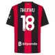 Camisolas AC Milan Christopher Nkunku 18 Equipamento Principal 26/27 Camisolas AC Milan Christopher Nkunku 18 Equipamento Principal 26/27